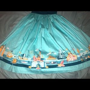 Disney Parks Disneyland Dress Blue Castle Rides